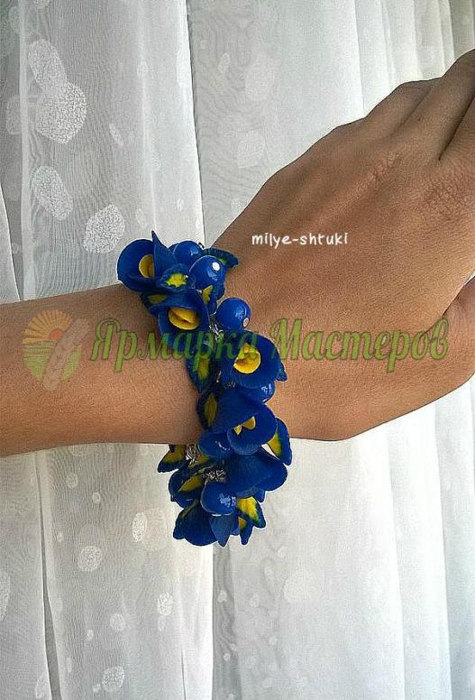 <div style=margin-left:10px><h1>Объемный браслет с цветами</h1><p><a href="/catalog/bijuteriya/">Біжутерія</a> » <a href="/catalog/bijuteriya/braslety/">Браслети</a></p><i class="fa fa-map-marker"></i> Полтавская область, Полтава<br /><br /><div class="socdata"><script src="//yastatic.net/es5-shims/0.0.2/es5-shims.min.js"></script>
                                            <script src="//yastatic.net/share2/share.js"></script>
                                            <div class="ya-share2" data-services="facebook,gplus,twitter,lj,viber,whatsapp,skype" data-counter=""></div></div>